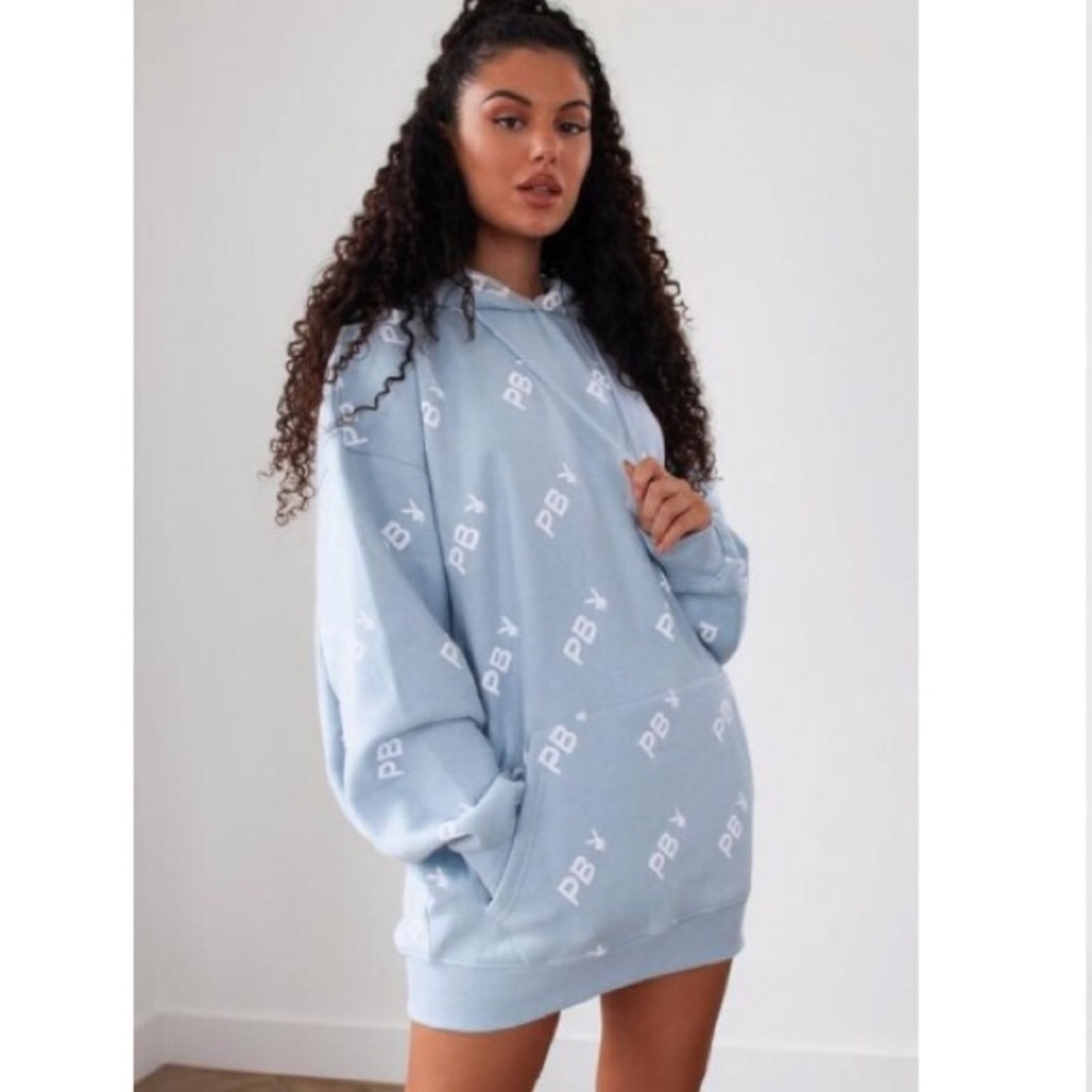 Playboy OS hoodie dress